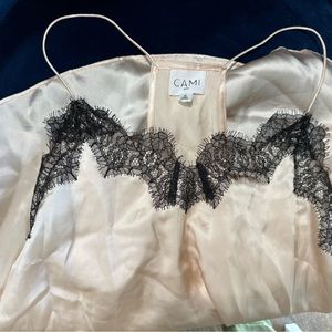 Cami NYC Contrast Racer Tank